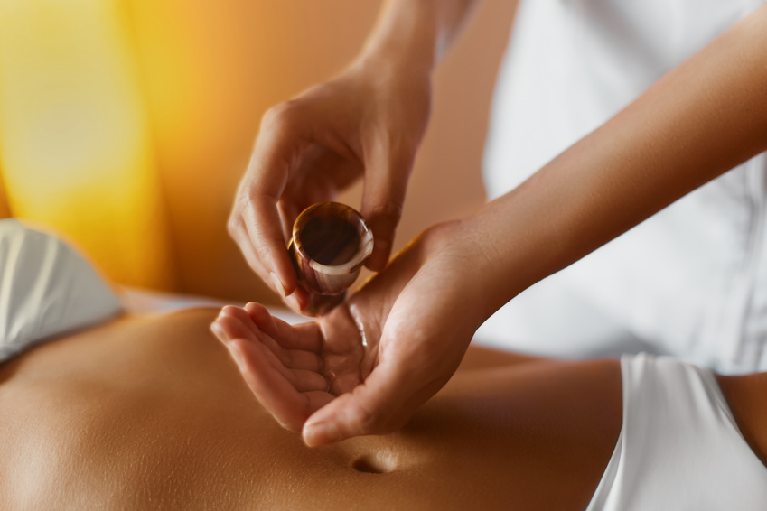 Aromatherapy oil massage